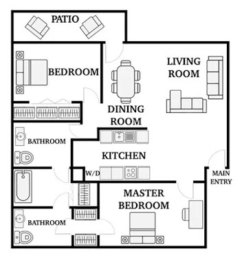 a collage of photos showing different parts of a building